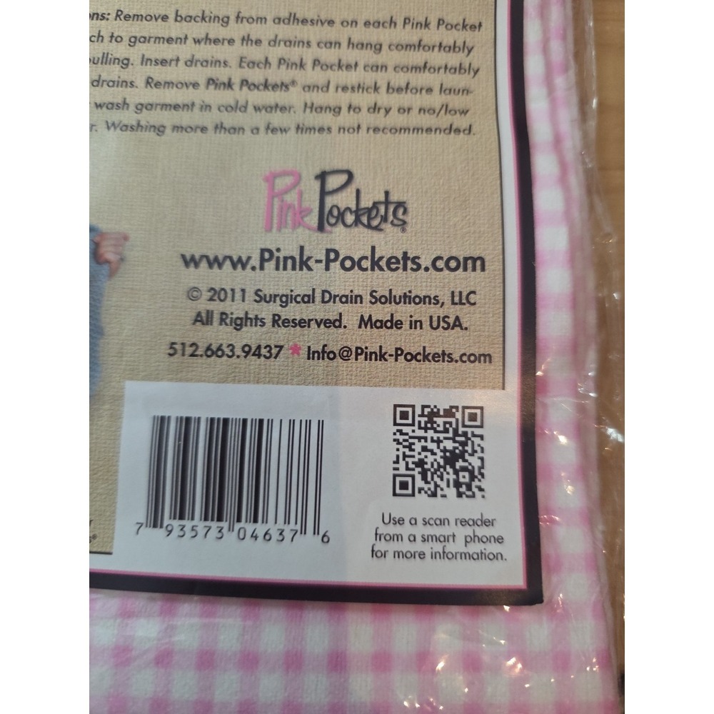 Pink Pockets For Patients With Drains After Surgery - Picture 5 of 5